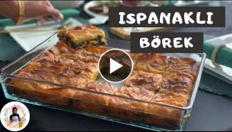En Çok Beğenilen Ispanaklı Börek Tarifi -Hazır Yufkadan Ispanaklı Börek Nasıl Yapılır