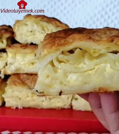 Makarnalı Börek/Aynen Su Böreği Lezzetinde