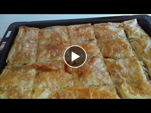 Peynirli Tepsi Böreği Tarifi Videolu Yemek Tarifleri Sitesi