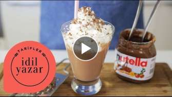 Nutella Milkshake Nasıl Yapılır ? - İdil Yazar - Yemek Tarifleri - How to make Nutella Milksh...